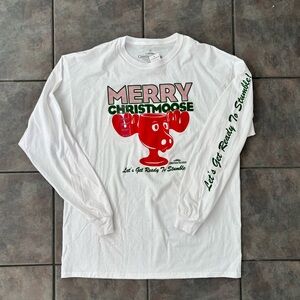National Lampoon's Christmas Griswold Merry‎ Christmoose Long Sleeve Tee Size XL